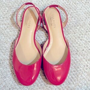 Pink Talbots Patent Leather Slingbacks